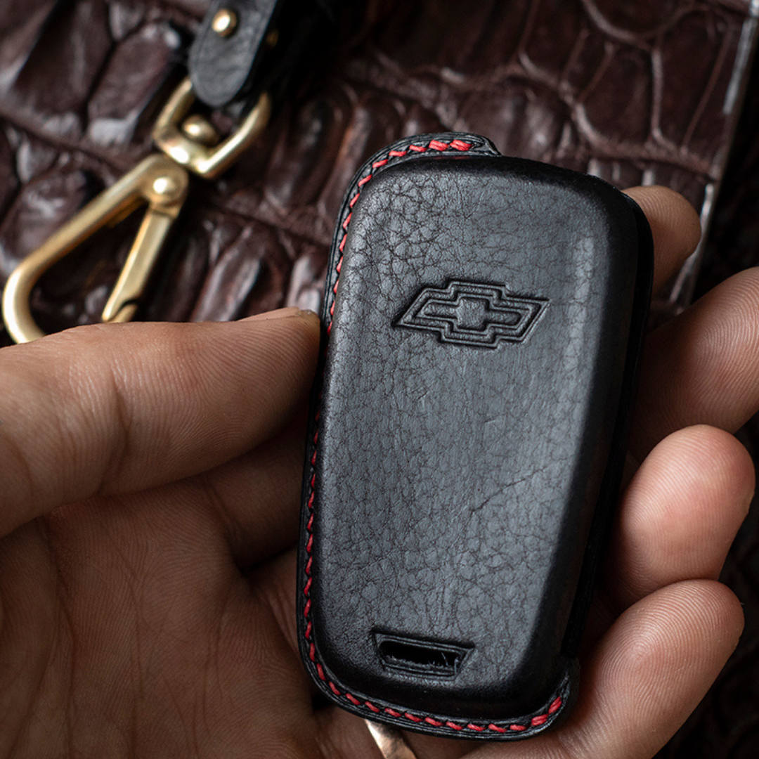 Bao Da Chìa Khóa ô tô CHEVROLET CAMARO | Bọc chìa khóa ô tô da thật khâu tay