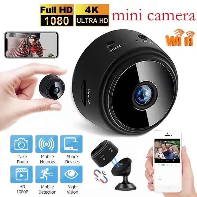 Camera Mini Wifi Không Dây A9 Hd 1080P Nhỏ Gọn Tiện Lợi