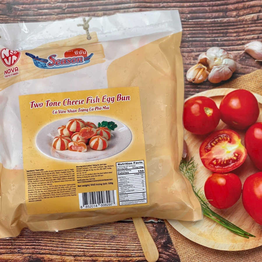 Cá Viên Nhân Trứng Cá Phô Mai 500g