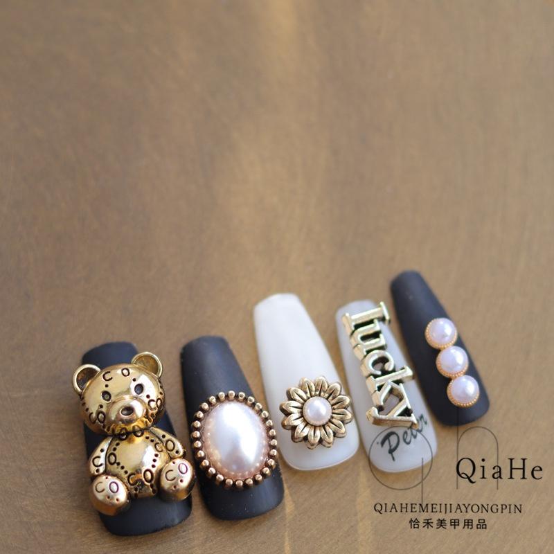 Charm Đồng Cổ Điển Cao Cấp Loại 1 | Charm Kim Loại Vintage Trang Trí Móng