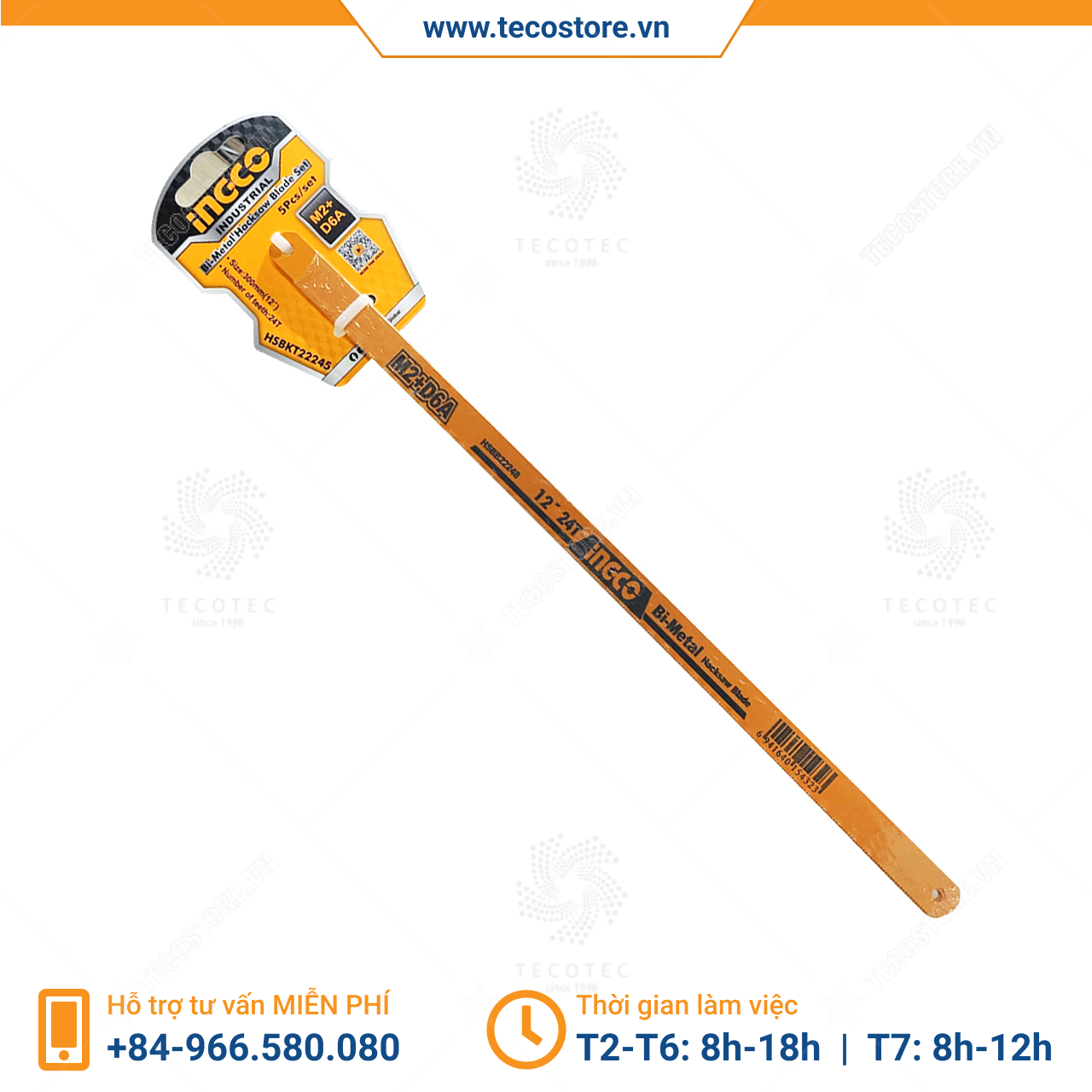 Bộ lưỡi cưa sắt INGCO HSBKT22245