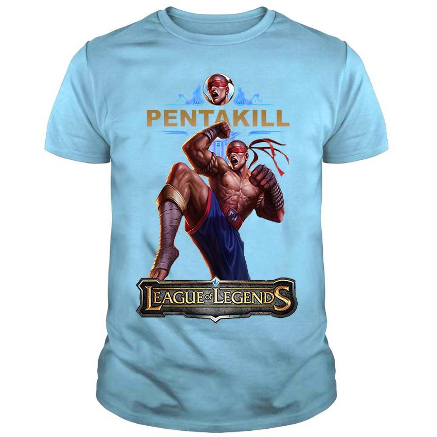 Áo Thun LEESIN Cực Chất, Áo Liên Minh Huyền Thoại LEE SIN Siêu Độc - LOL Tshirt