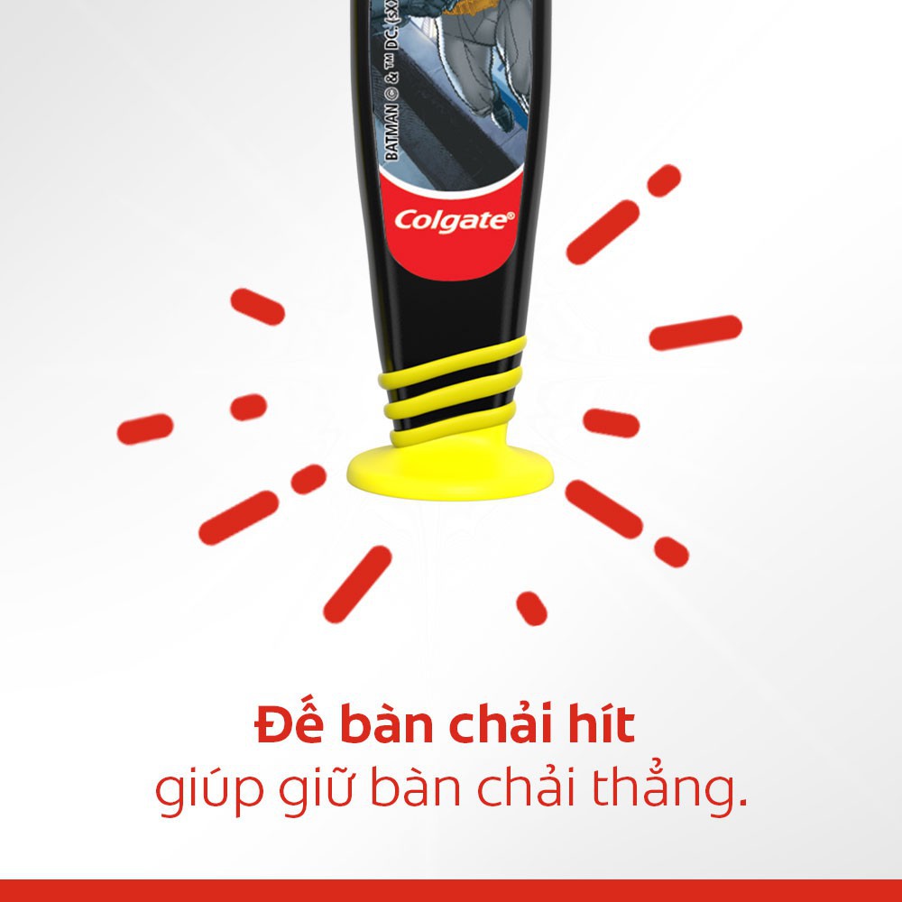 Bàn chải đánh răng Colgate họa tiết Batman dành cho trẻ