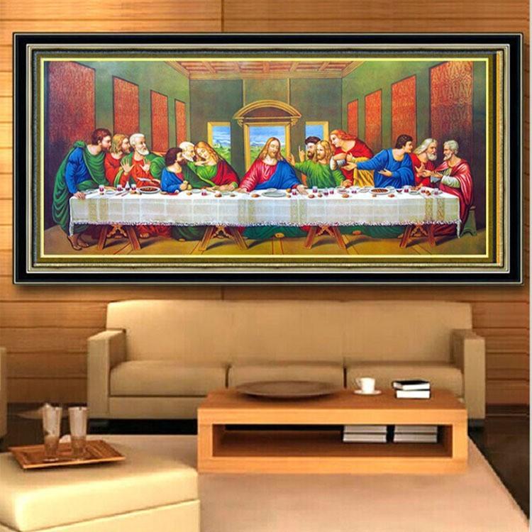 Tranh thêu bàn tiệc ly LV3353 - kích thước: 125 * 55cm.