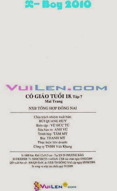 cô giáo tuổi 18 chapter 7 160