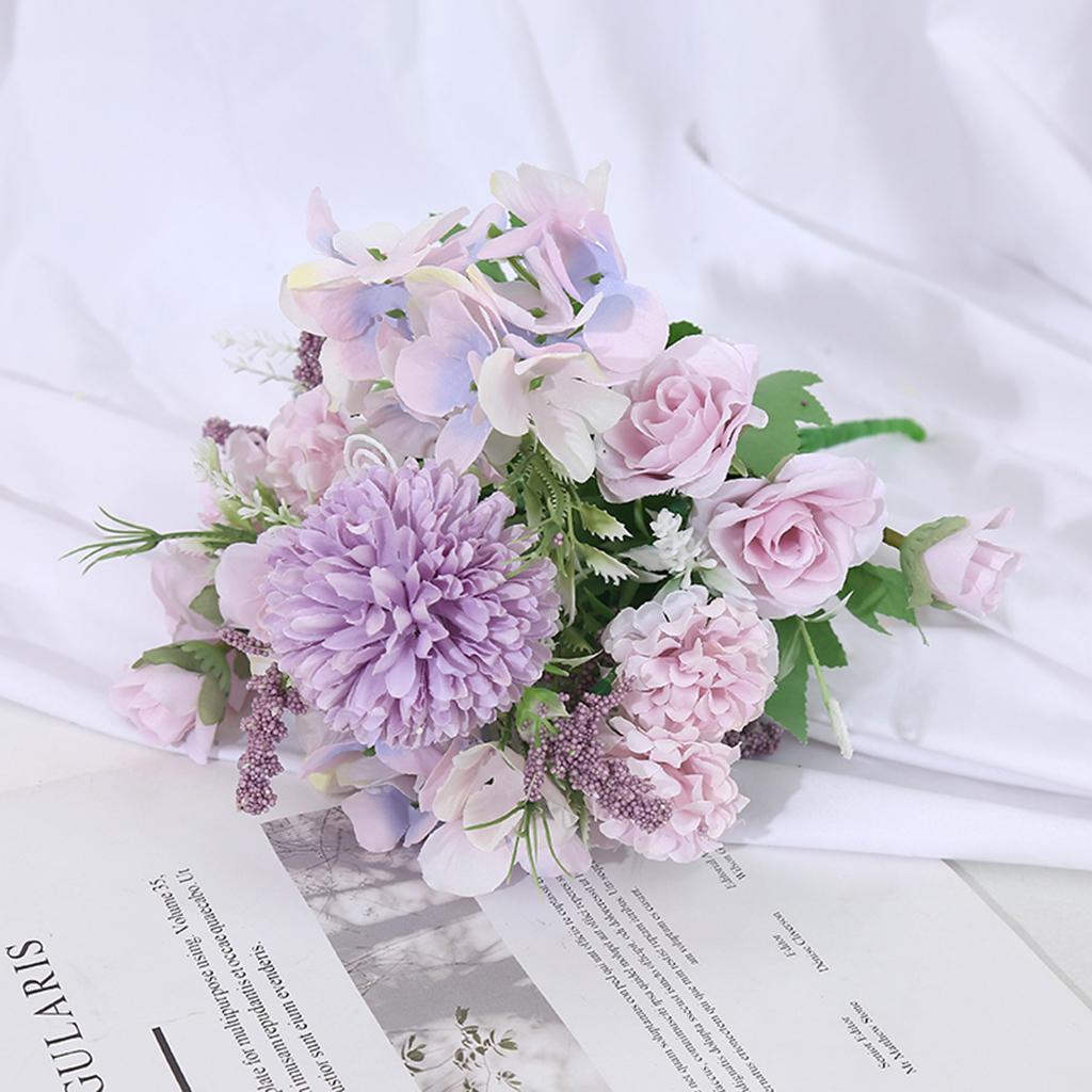 7 Branches Artificial Flowers Wedding Party Home