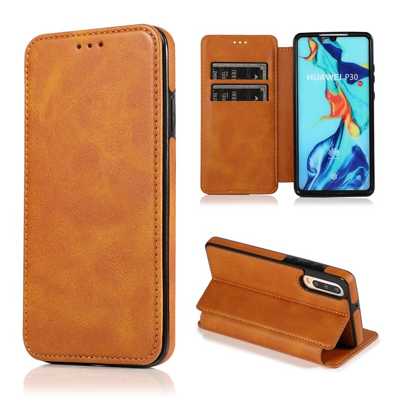 Bao Da Nắp Gập Có Ngăn Đựng Thẻ Màu Trơn Đơn Giản Cho Samsung S20 Ultra S10 Plus Note10 Pro