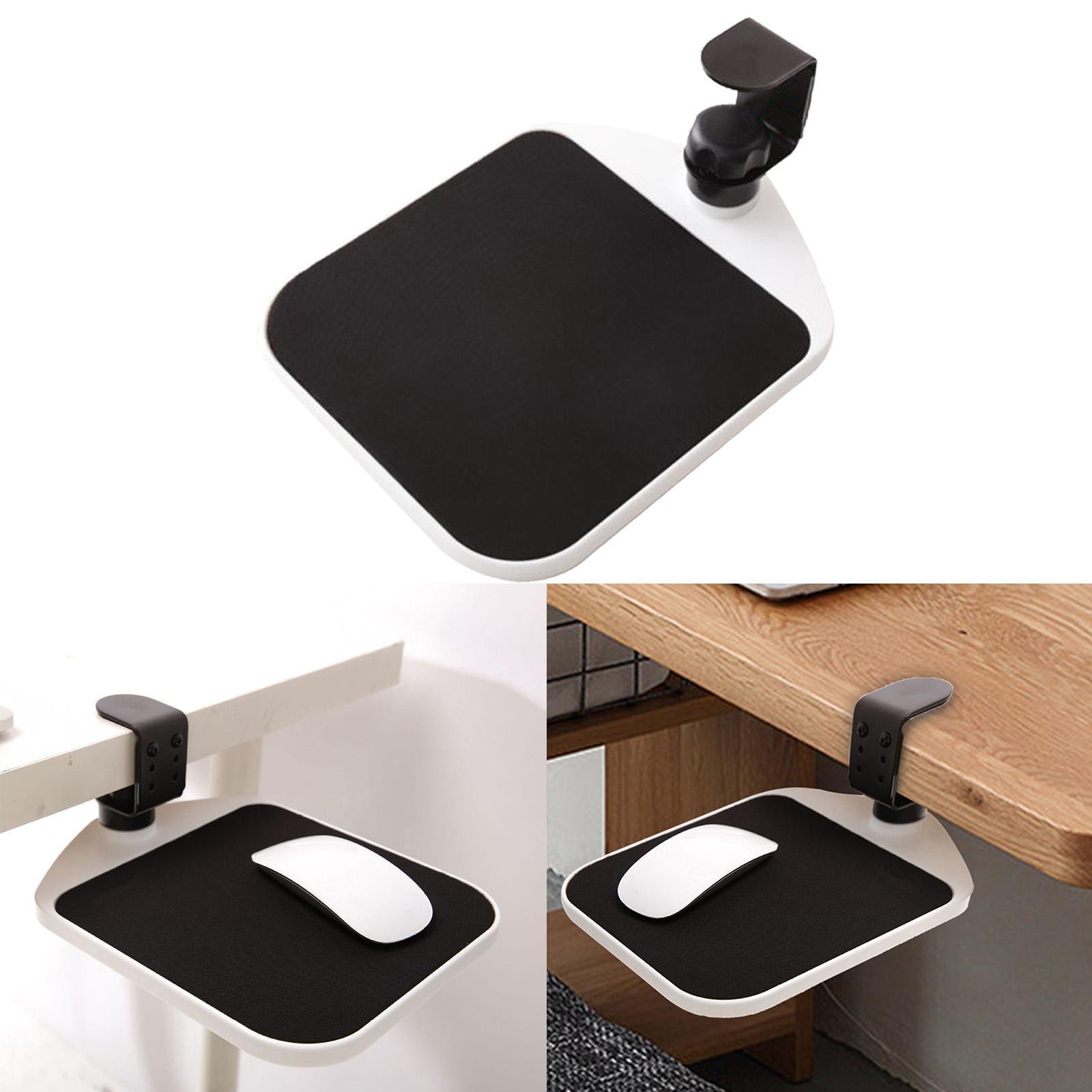 Adjustable Mouse Pad Clip On Desktop Device Holder Table Mount for Work Home