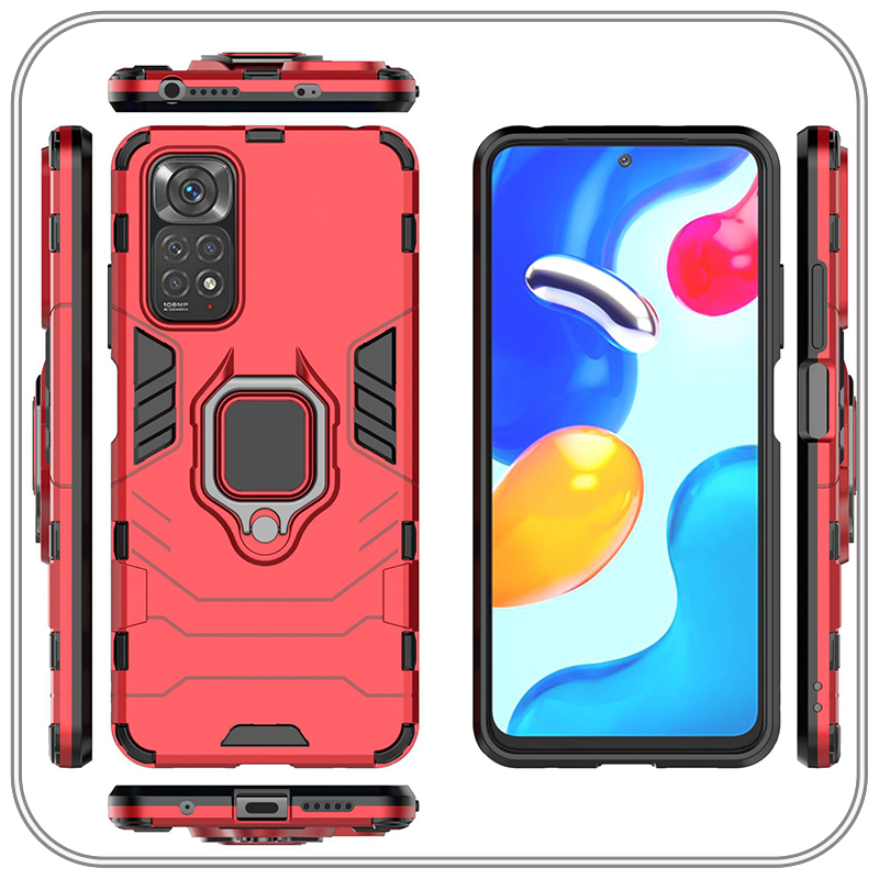 Ốp lưng cho Xiaomi Redmi Note 11 - Note 11S iRON MAN IRING Nhựa PC cứng viền dẻo chống sốc