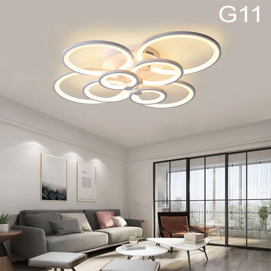 Đèn Mâm Led Ốp Trần 8 Cánh Hình Hoa Trang Trí Phòng Khách,Ngủ, Phân Tầng 3 Chế Độ Ánh Sáng