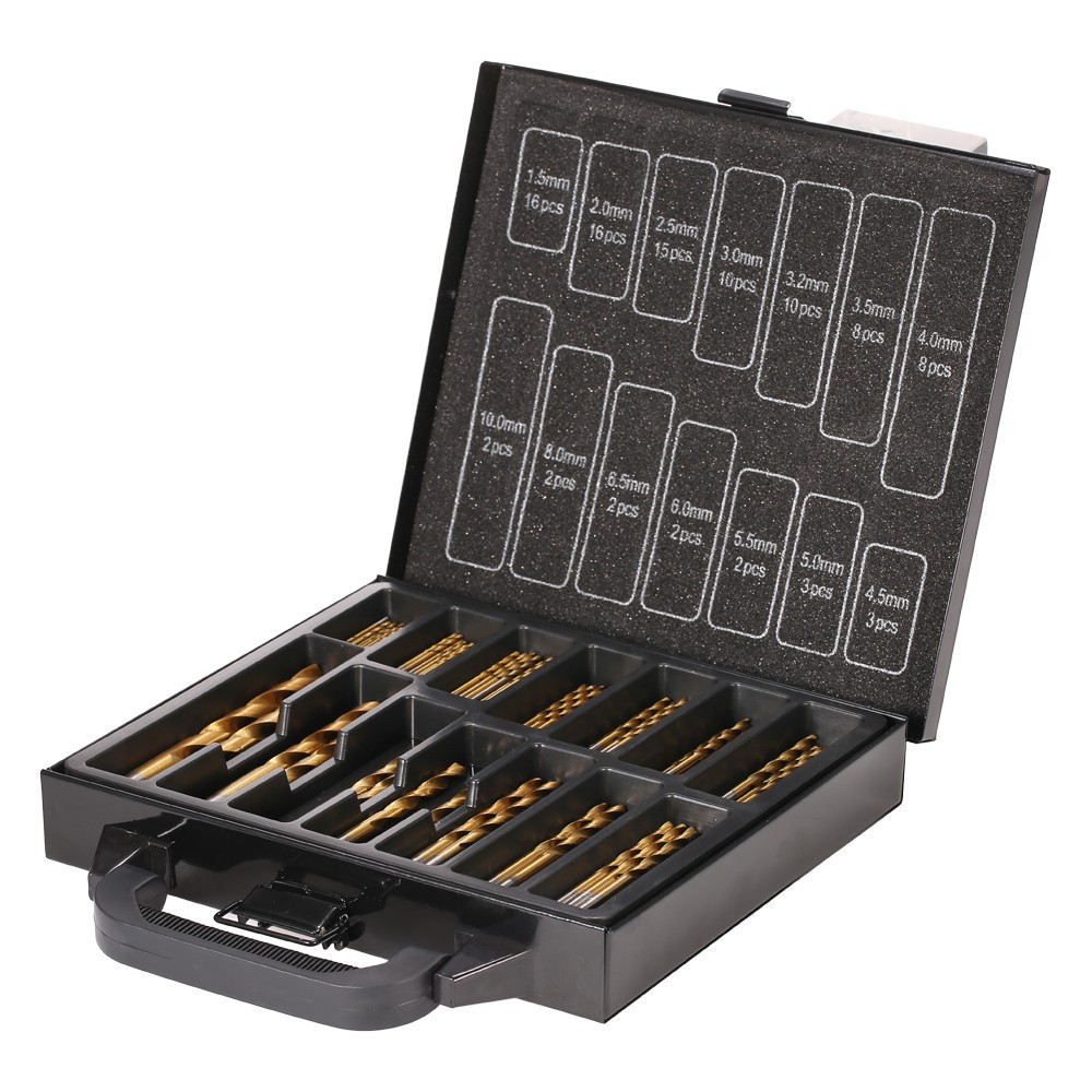 Bộ 99 mũi khoan thép phủ titanium siêu cứng