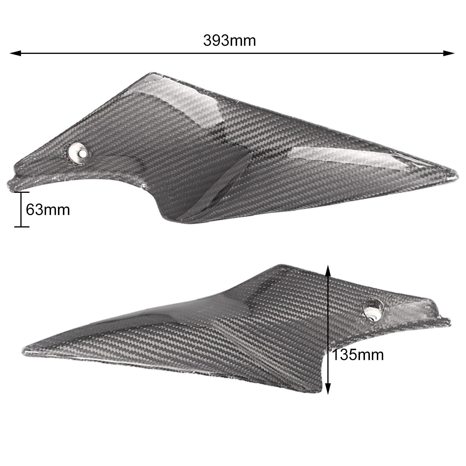 2Pieces Tank Side Cover Trim Panel Fit for Suzuki High Performance Replaces