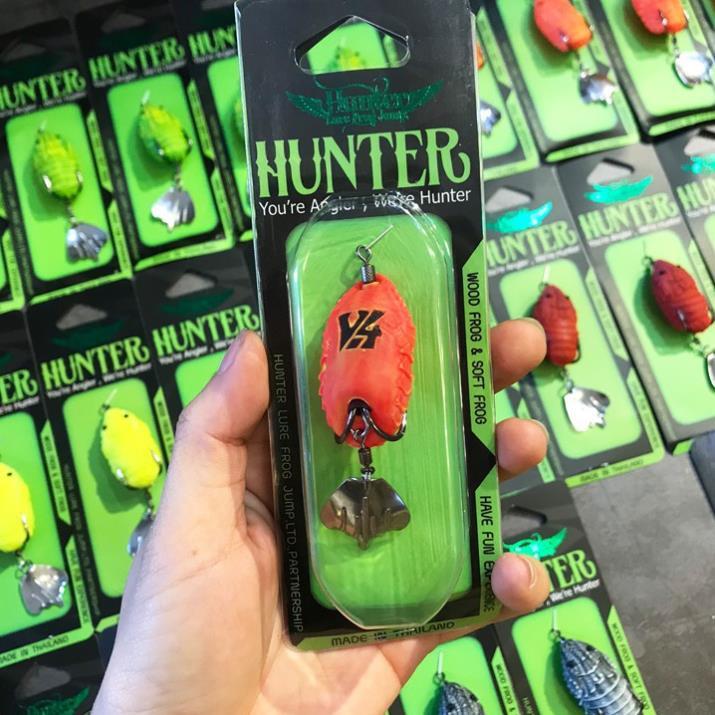 MỒI CÂU LURE V4 HUNTER CỦA THÁI LAN ĐỦ MÀU CHUYÊN LURE CÁ LÓC -CÁ QUẢ -CÁ CHẼM DÀI 3.8CM NẶNG 7GRAM