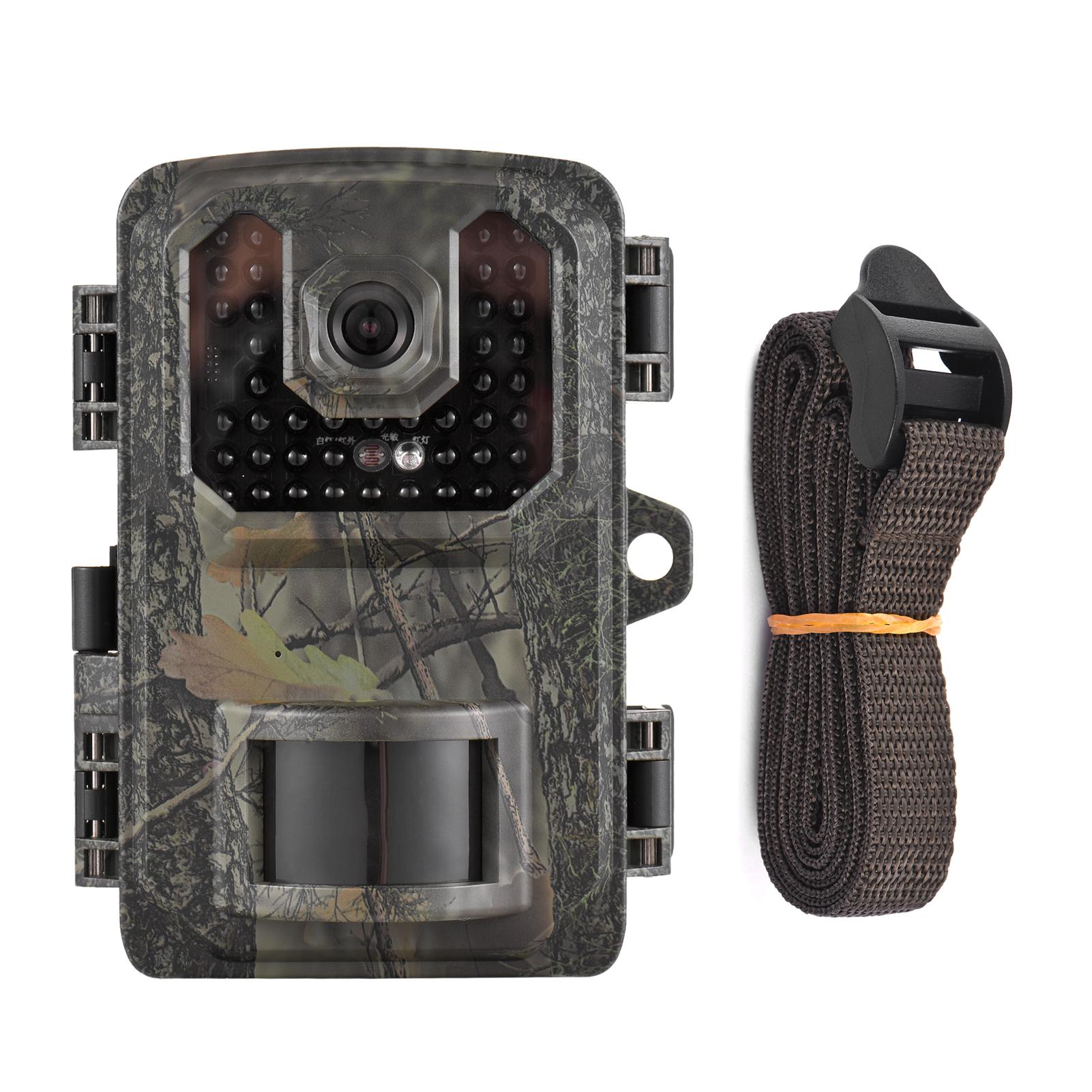 4K Trail Camera 16MP Wildlife Scouting Camera Tracking Camera with 2.0 Inch TFT Color Screen 0.5s Trigger Time Supports Infrared Night Vision Motion Activated IP66 Waterproof
