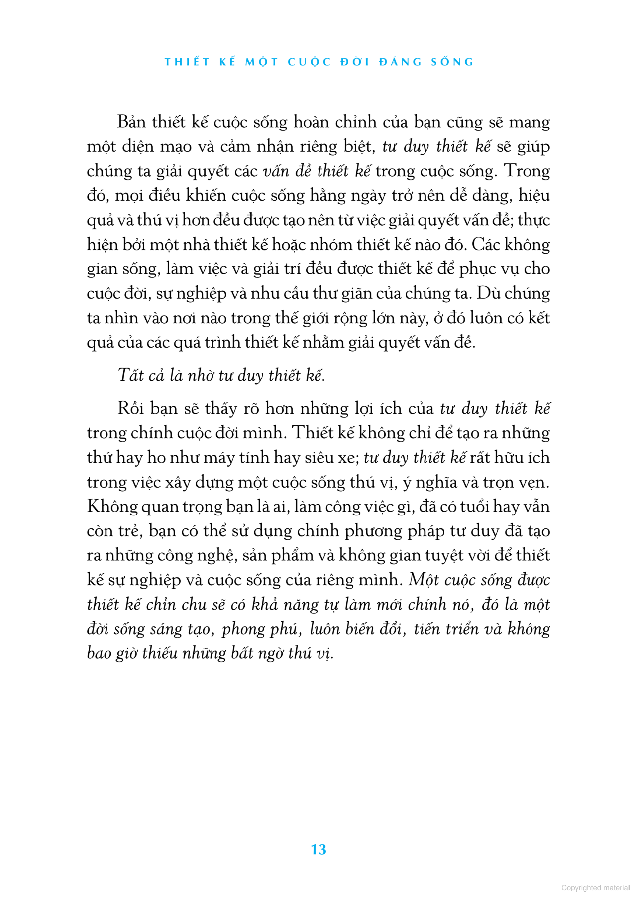 Thiết Kế Một Cuộc Đời Đáng Sống - FN
