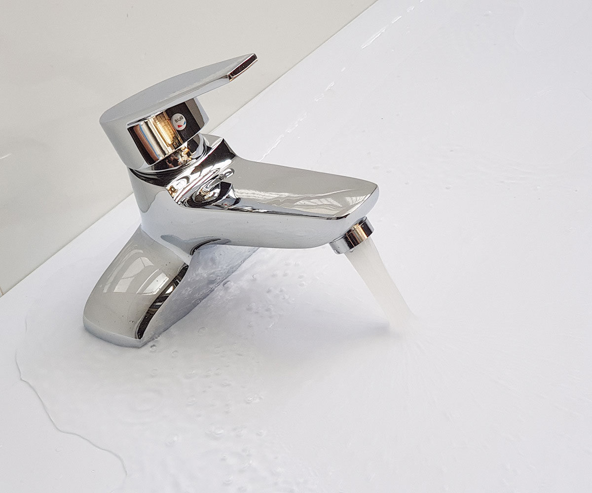 Vòi Lavabo nóng lạnh 2 chân Đồng mạ Chrome Eurolife EL-SUN 03