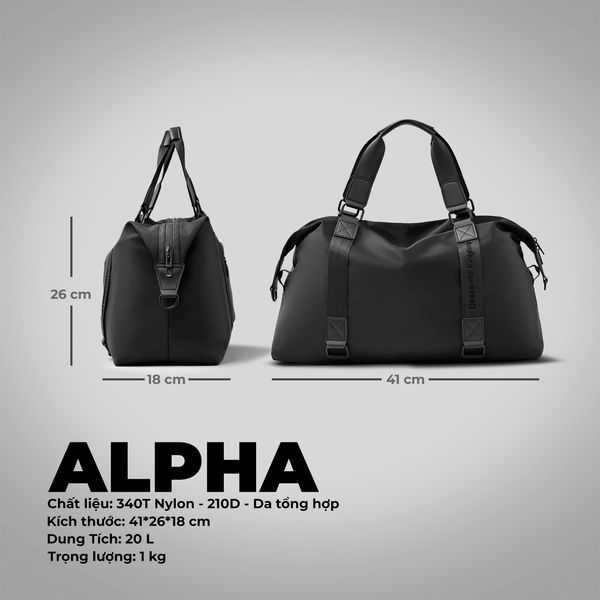 Túi Du Lịch, Túi Thể Thao Thời Trang KINGBAG ALPHA - Hàng Chính Hãng