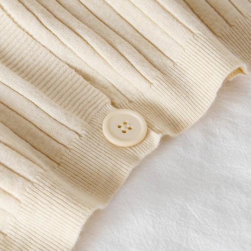 Áo khoác cardigan nữ len mỏng dệt kim mùa Thu ulzzang Hàn Quốc màu tươi