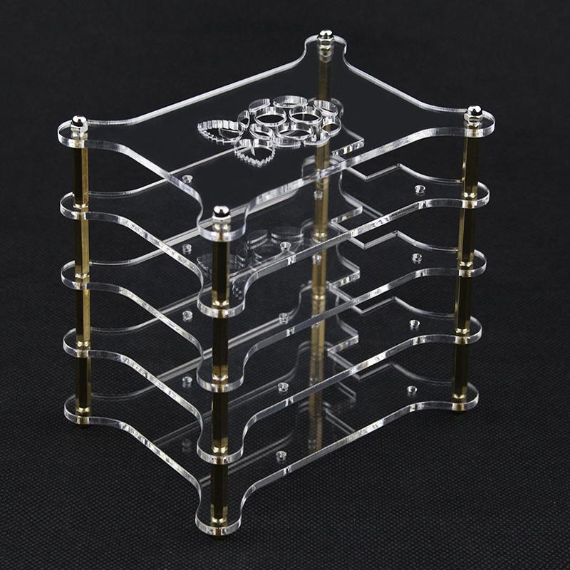 Acrylic Clear Case 4 Layer Enclosure for Pi 3 B+ / Pi 2