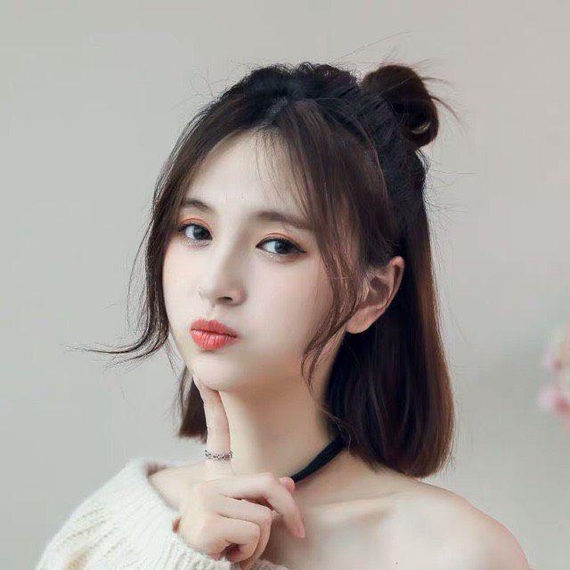 Tóc giả mái hàn quốc mái hàn quốc thẳng cúp