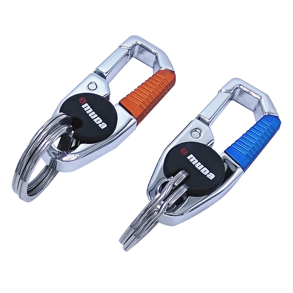 Bộ 2 Móc Khóa Omuda 3747 Móc Khóa Ô Tô Xe Máy Gài Thắt Lưng Cao Cấp