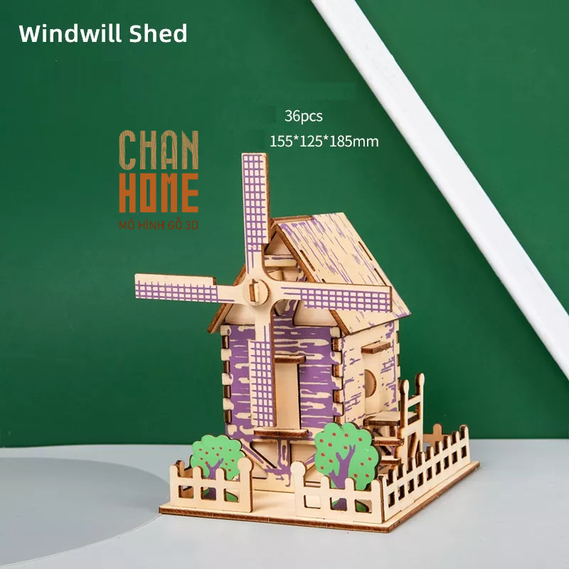 Đồ Chơi 3D Gỗ Thủ Công Lắp Ráp Mô Hình Kiến Trúc Đồ Chơi Giáo Dục Món Quà Tặng Độc Đáo
