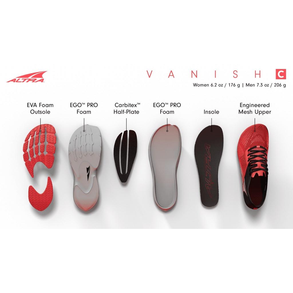 Giày Chạy Bộ Nam Altra Vanish Carbon - Coral/Black