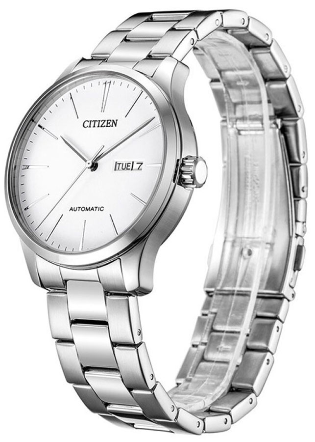 Đồng Hồ Nam Citizen Dây Thép Không Gỉ NH8350-83A - Mặt Trắng