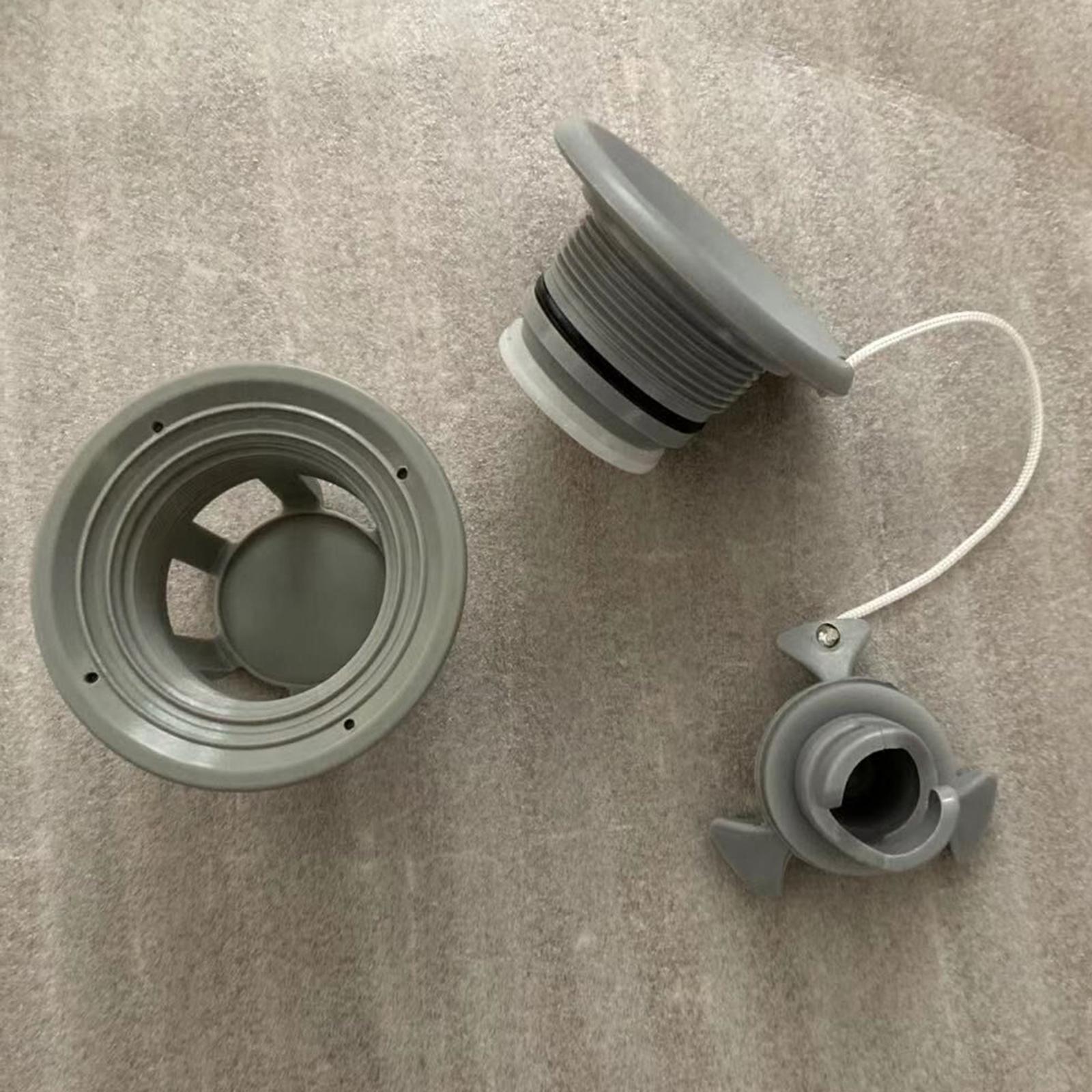 2 Pack Universal Air  Adaptor Inflatable Boat Tender Raft Dinghy Kayak Canoe Replacement Parts