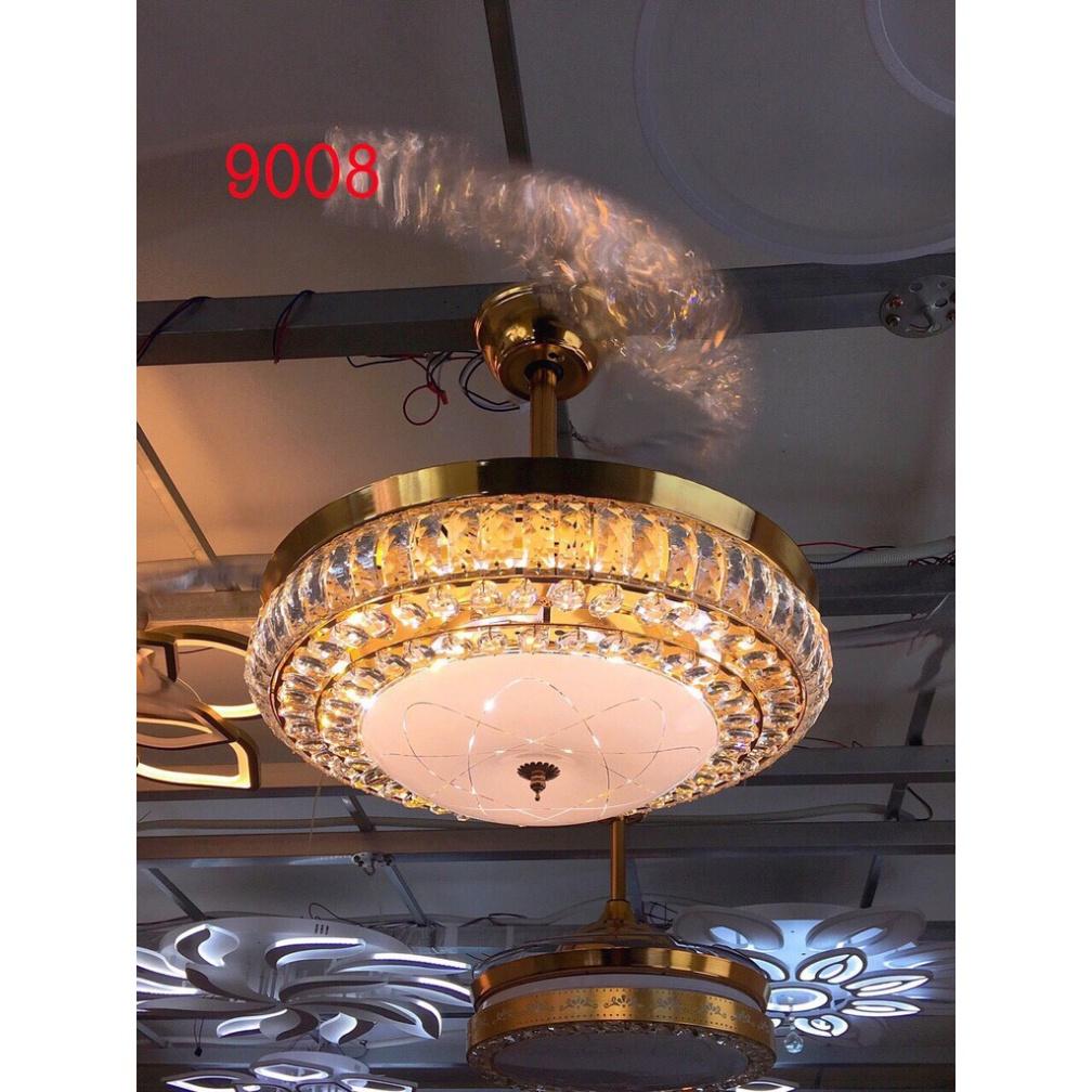Quạt trần đèn Pha Lê - Q08 HQ
