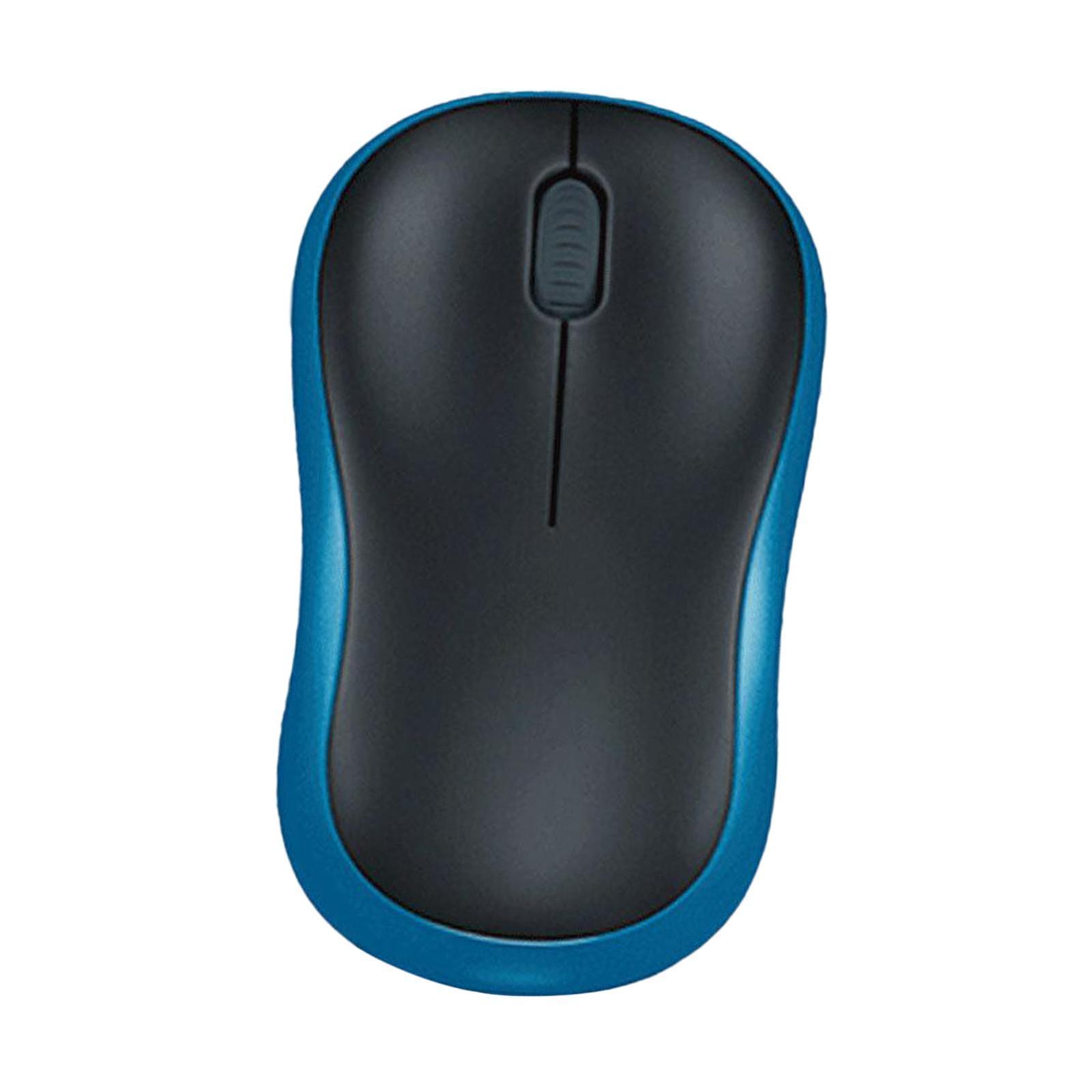 Slim Compact Wireless Mouse 1000dpi & USB Receiver for Laptops
