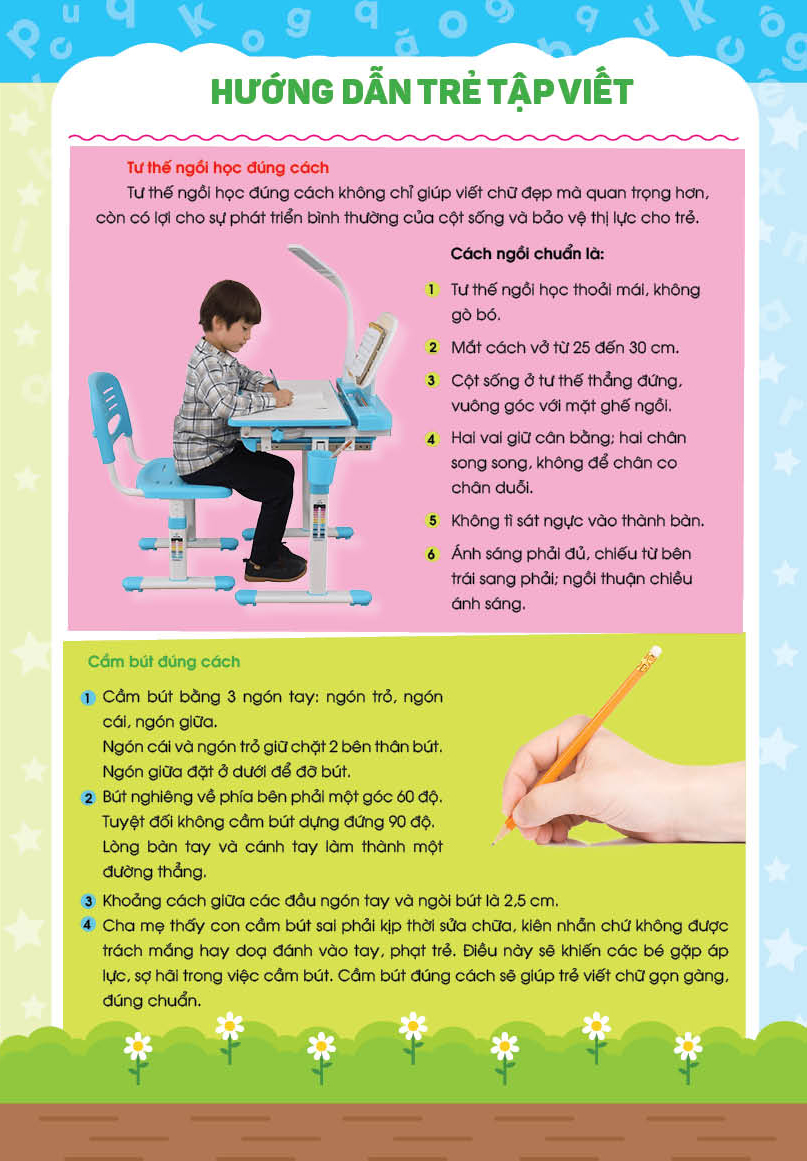 Sách - Bé khởi đầu tập viết giúp bé viết chữ cỡ to theo nhóm- Phiên bản mới nhất cho trẻ từ 4-6 tuổi