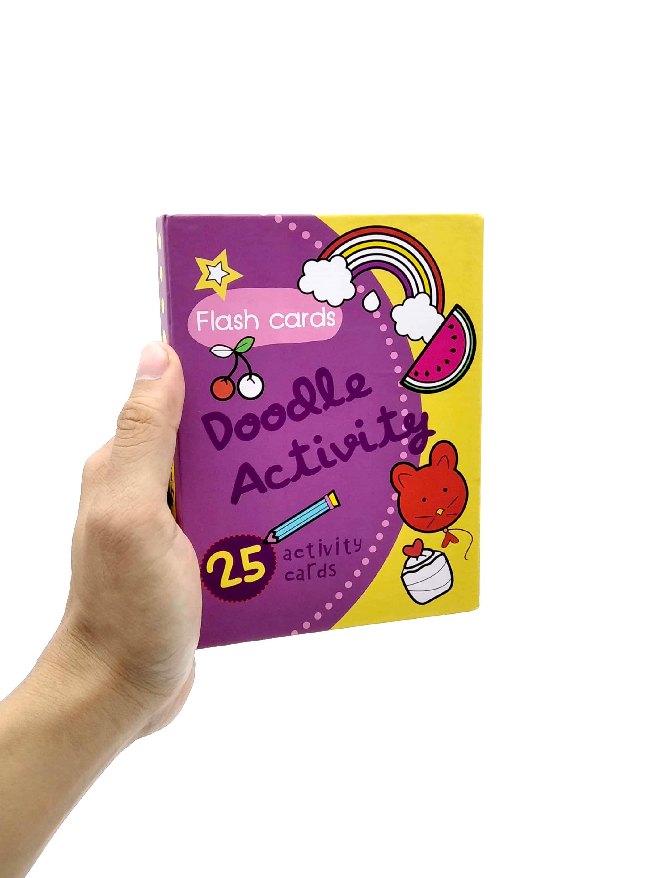 Flash Card - Doodle Activity Purple (25 Activity Cards)