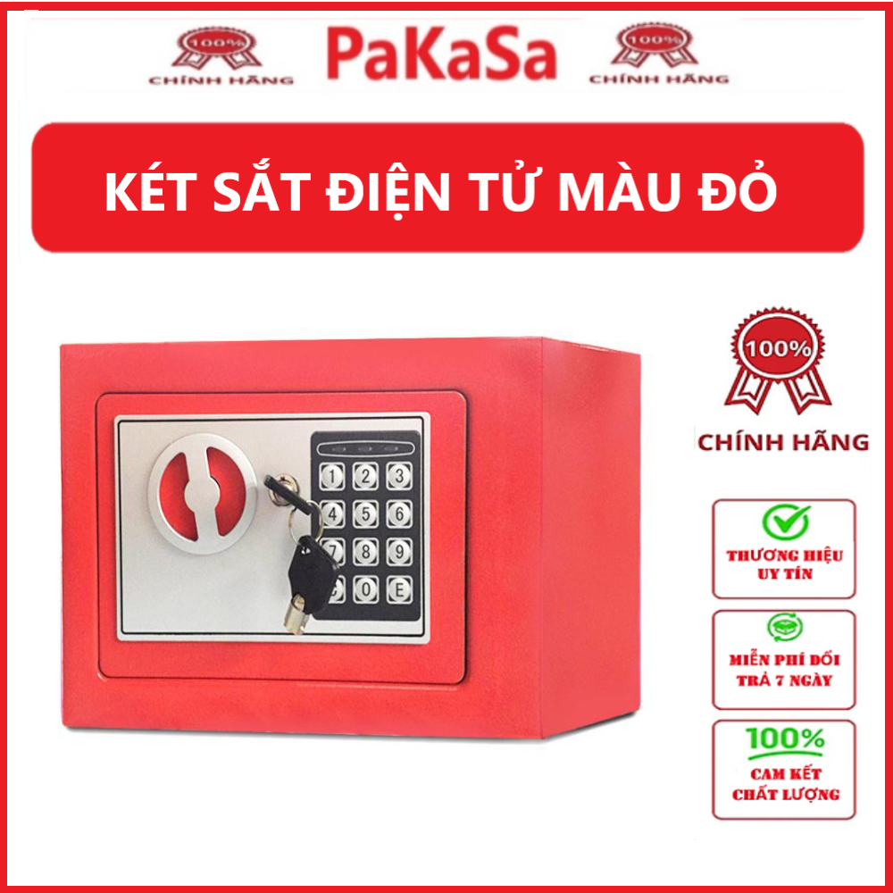 Két Sắt Điện Tử Chống Cháy , Két Sắt Mini Khóa Điện Tử Phù Hợp Cho Cả Người Lớn , Trẻ Em Và Dân Văn Phòng - Hàng Chính Hãng