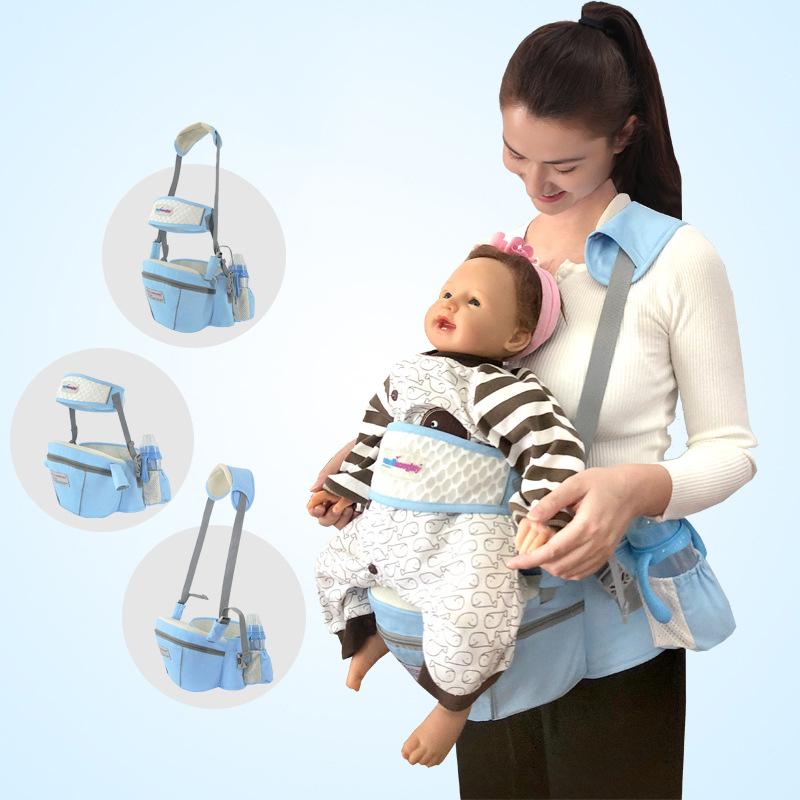 0-24 Tháng Cho Bé Hipseat Ba Lô Cho Bé Sling Eo Phân Xe Tập Đi Giữ Eo Bé Kangaroo Du Lịch Trẻ Em Trẻ Sơ Sinh hông Ghế