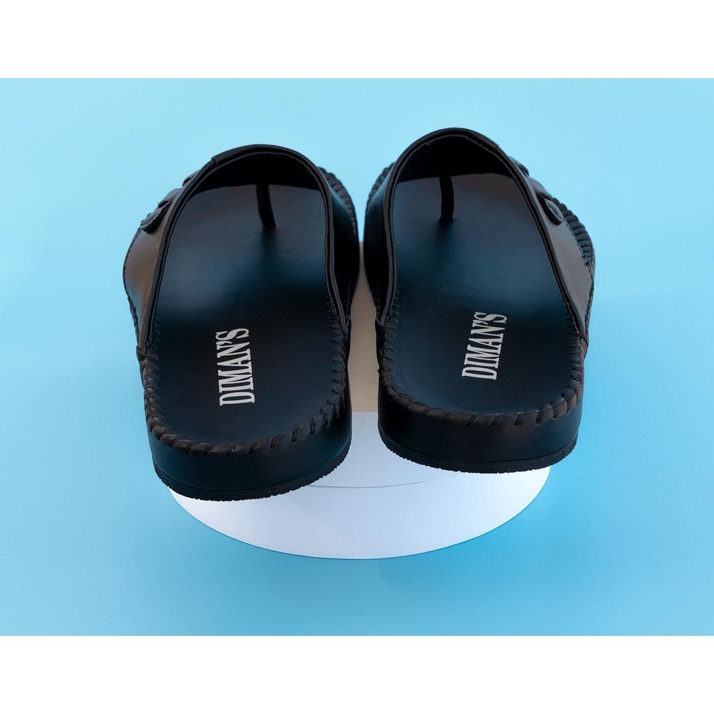 Dép kẹp nam da bò thật nguyên tấm. Mã TC01 full size 38-43