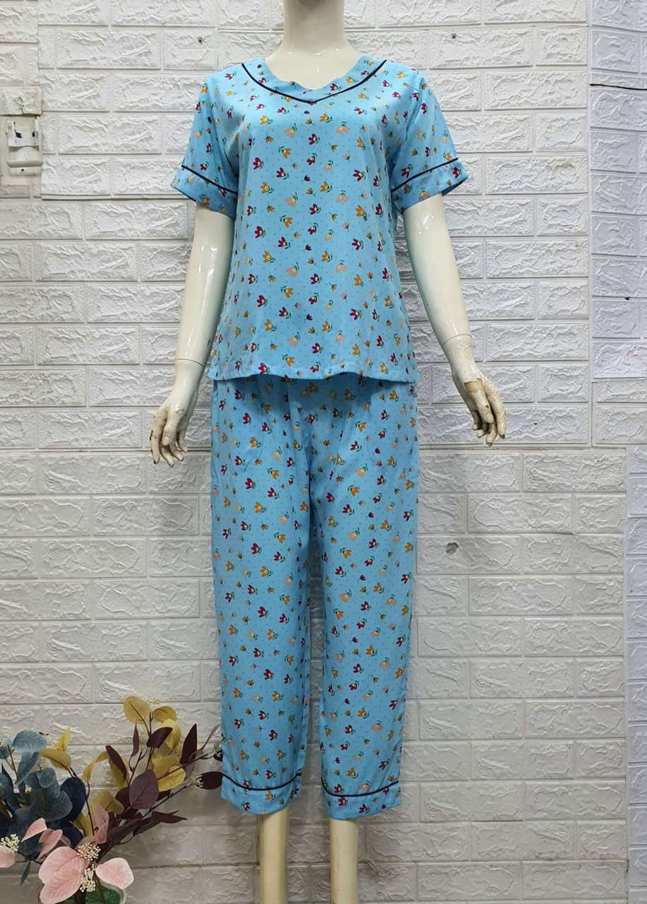 [40kg - 80kg] Đồ Bộ Măc Nhà, Đồ Bộ Nữ Tole (Lanh) 2 Da Tay Quần Lỡ (Dài 85cm) Tay Ngắn Bigsize, Màu Số 2