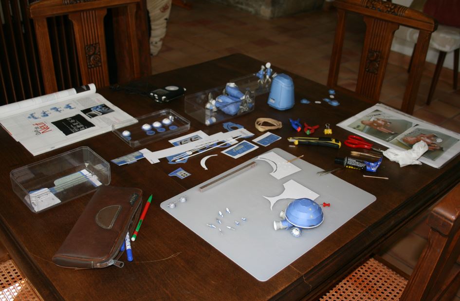 Mô hình giấy 3D Tachikoma trong phim GHOST IN SHEL