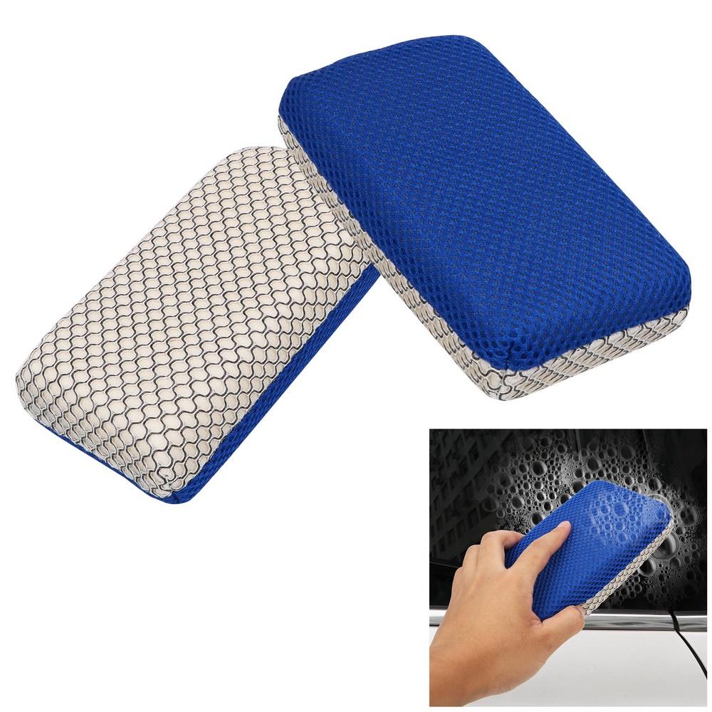 Miếng mút với lưới sợi nhỏ chuyên dụng để vệ sinh xe hơi/ xe đạp/ xe moto hiệu quả nhanh chóng