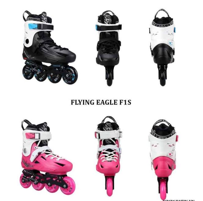 Giày Patin Flying Eagle F1S hàng chính hãng dòng dành cho người lớn với thiết kế đẹp mắt 2 màu sắc dành cho nam nữ dễ lựa chọn