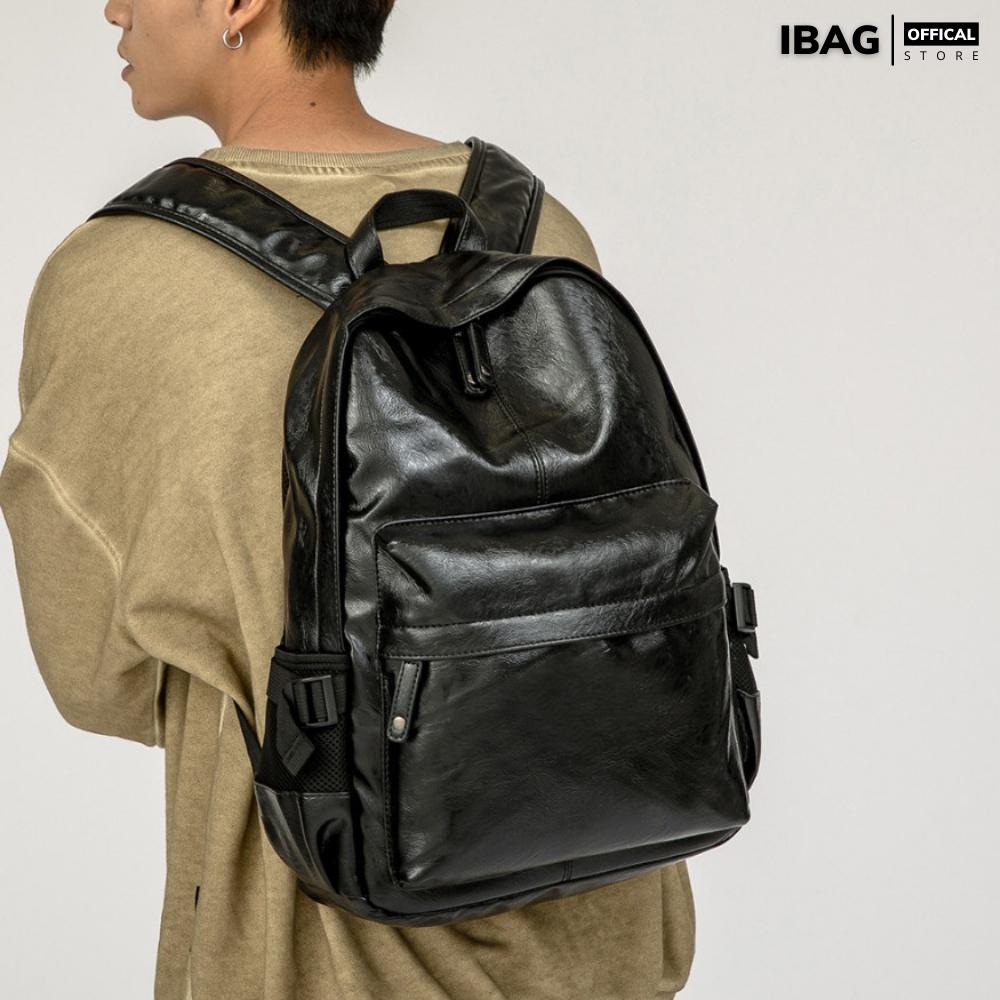 Balo da thời trang nam nữ da PU cao cấp chống nước cặp đi học đi chơi ulzzang đựng laptop 15.6 inh -