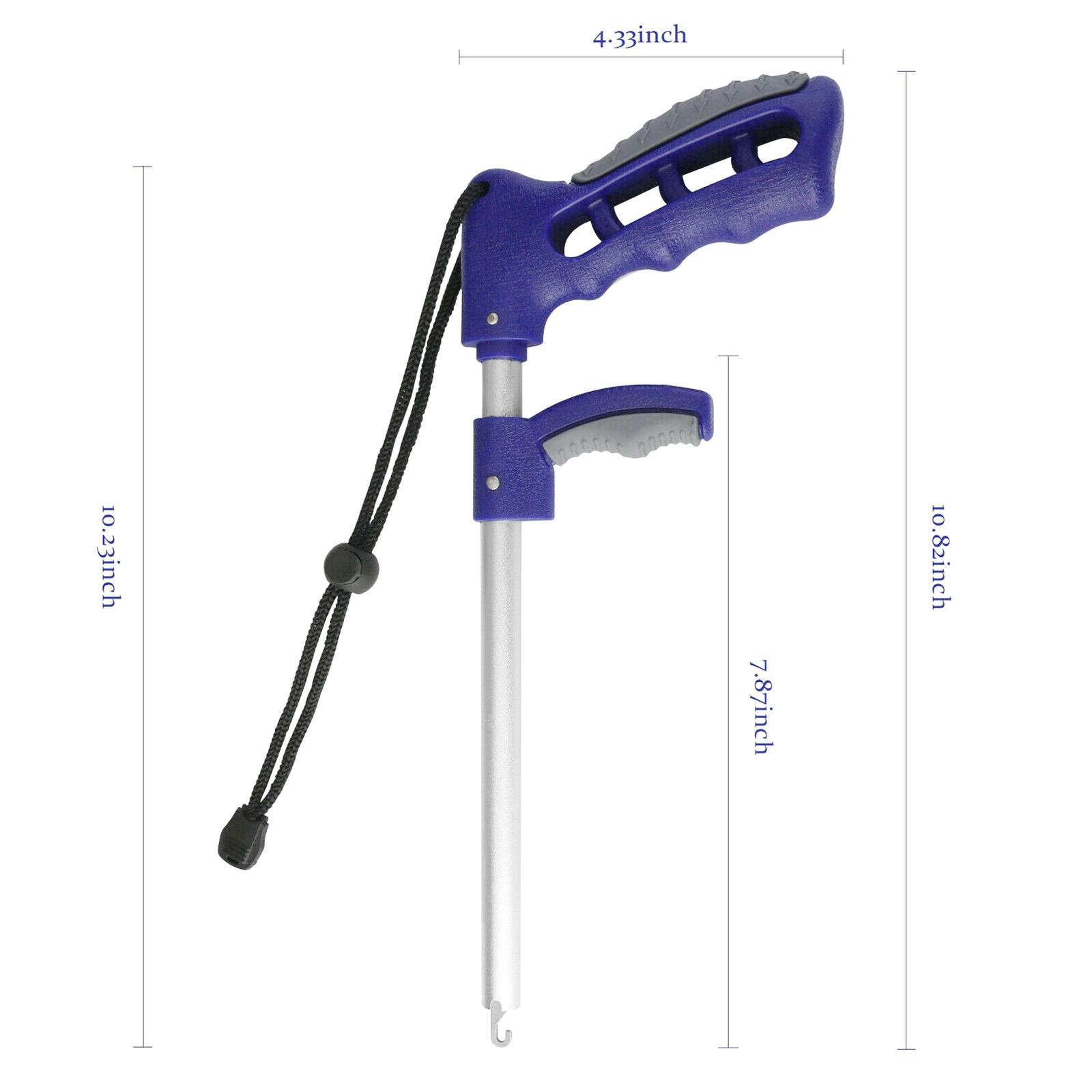 Fish Hook Remover Fishing Tackle Spring-Loaded Handle Saltwater Fishing Hook Extractor Fishing Line Removal Accessories