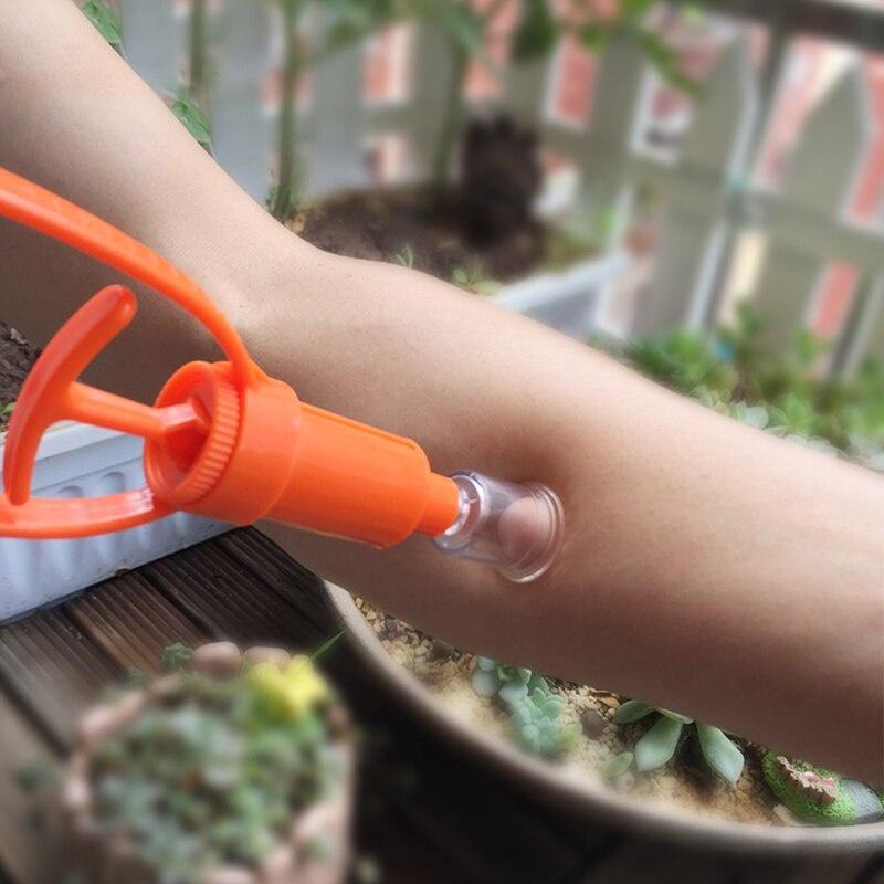 Outdoor Venom Extractor Vacuum Pump for Wild Vipers Bees Biting First Aid tool