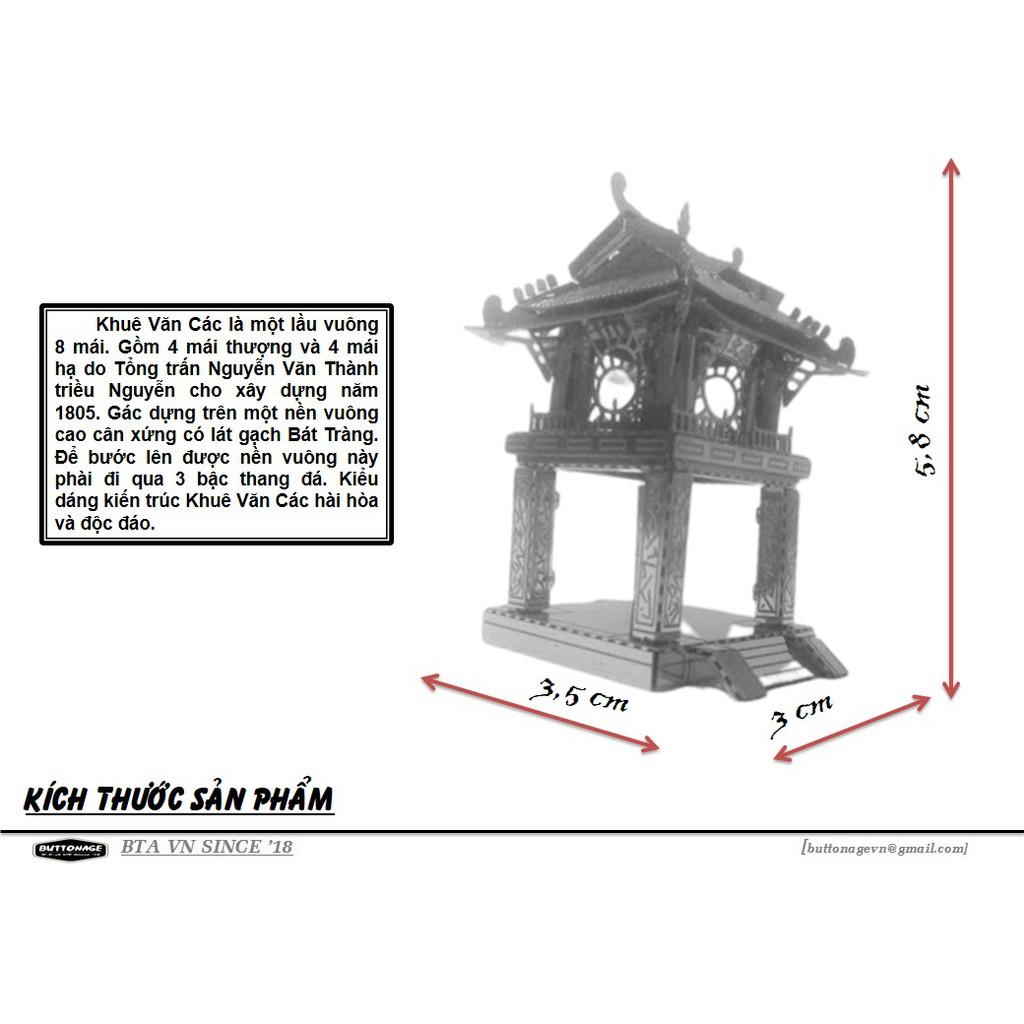 Mô Hình Lắp Ráp 3d Việt Nam Khuê Văn Các - Hà Nội