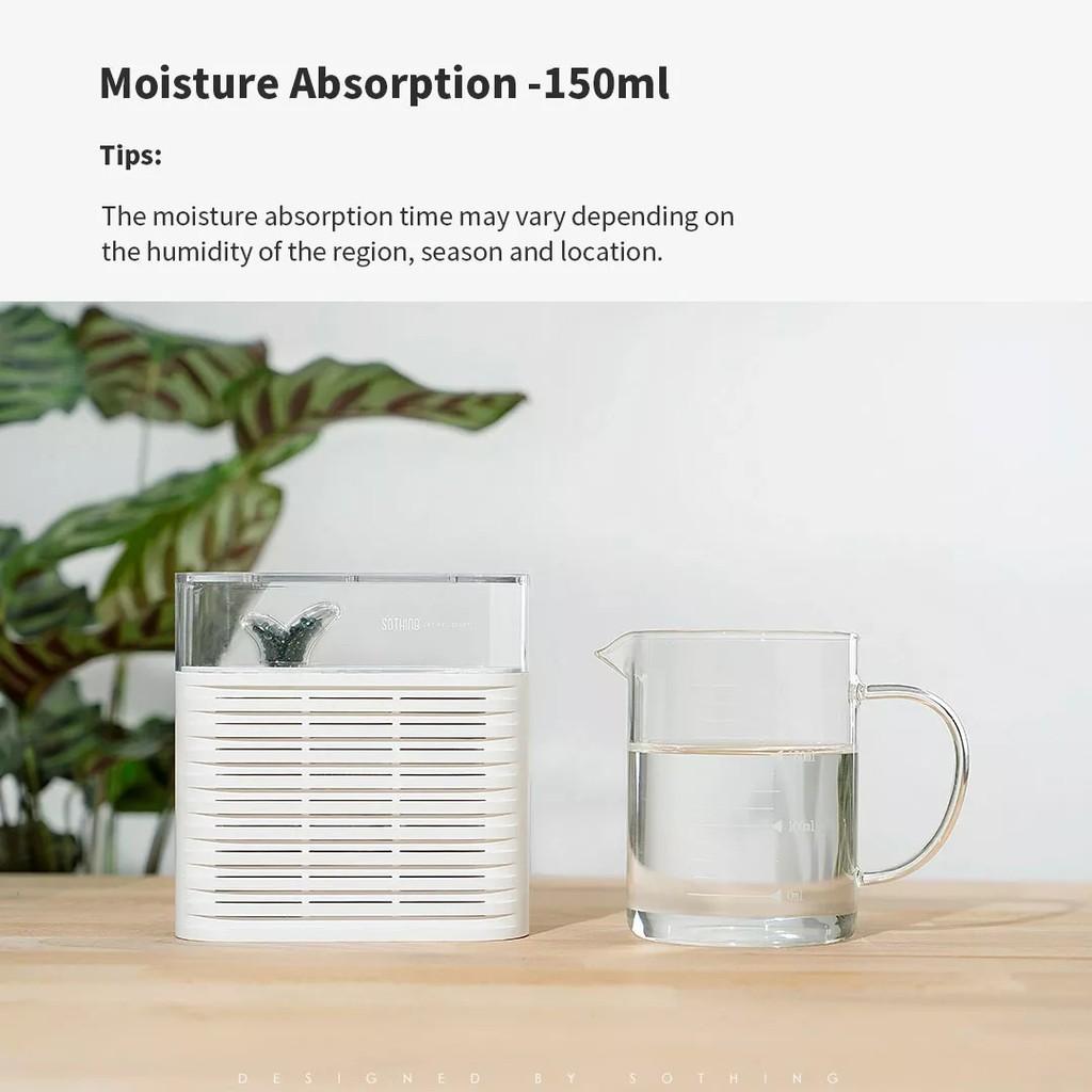 Máy Hút Ẩm Xiaomi Youpin Sothing Giúp Lọc Không Khí Có Thể Sạc Lại Và Tái Sử Dụng 150ml Tiện Dụng Hàng nhập khẩu