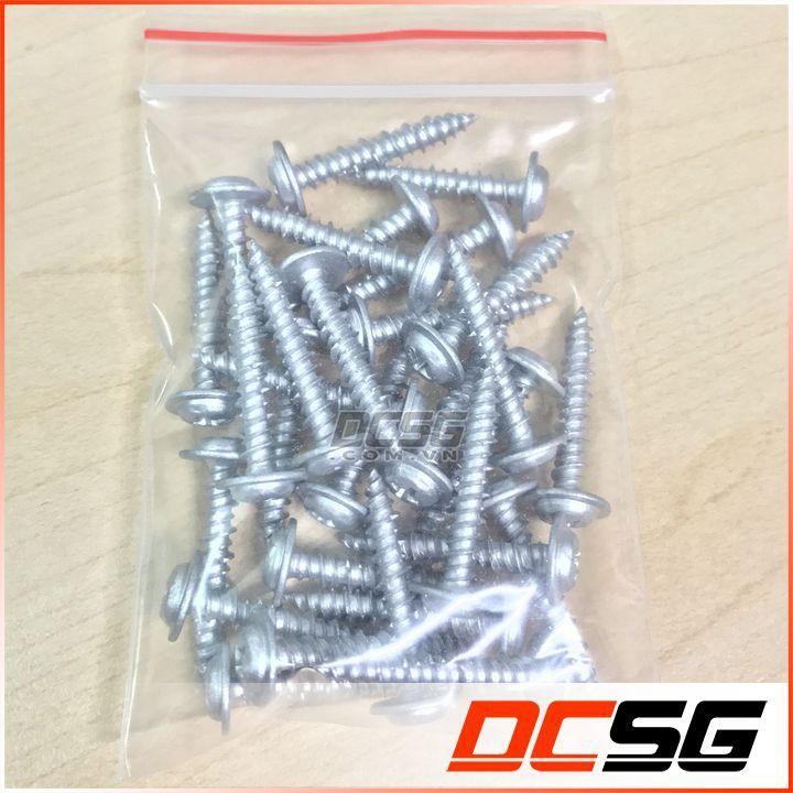 Ốc vít bắt tường, bê tông 4.0x25mm đầu dù, không tắc kê Unika PW-425-SDN (37 cái)