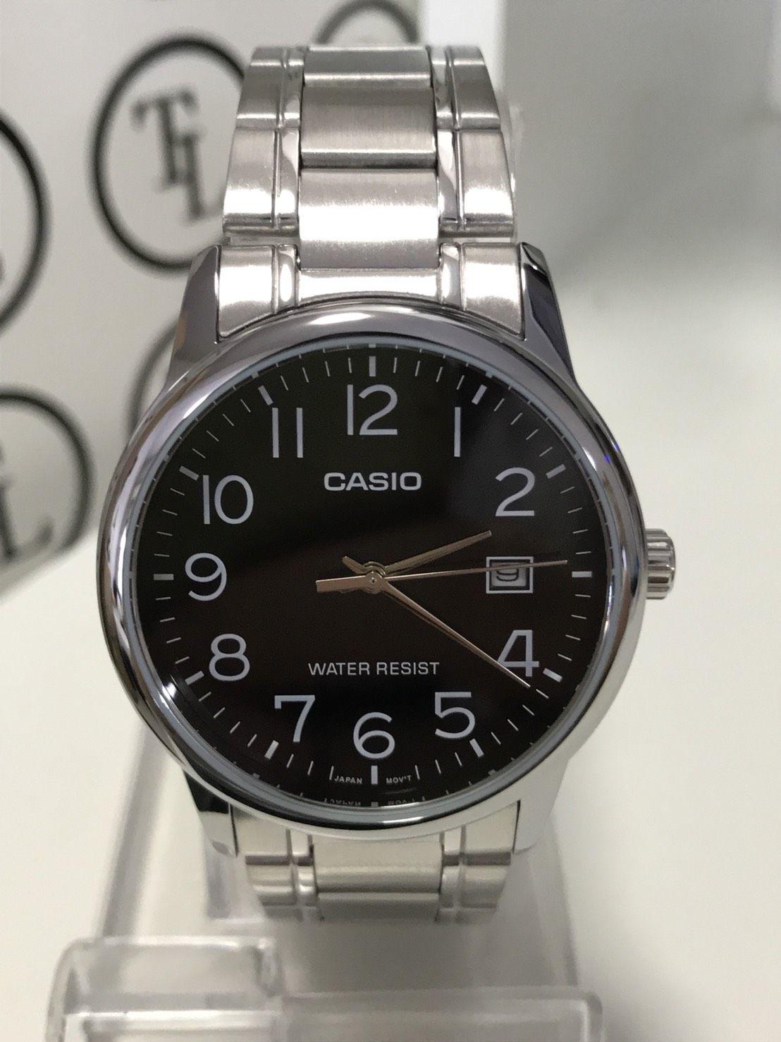 Đồng hồ nam dây kim loại Casio MTP-V002D-1BUDF