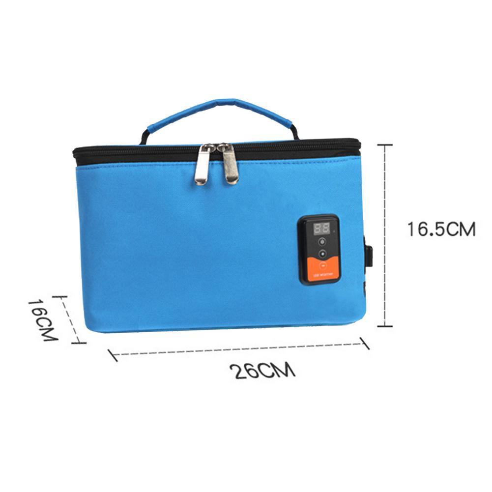 Di Động Dung Lượng Lớn Xe Sữa Bình Ăn Bột Cho Bé Du Lịch Ngoài Trời Ấm Chén Nóng Lạnh Trẻ Sơ Sinh Bình Cách Nhiệt Túi