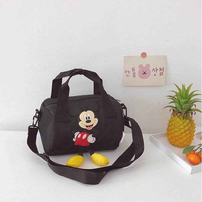 Túi đeo chéo hình mickey cho bé đi du lịch, Túi đeo chéo thời trang trẻ em cao cấp - TB019zaramickeyDE