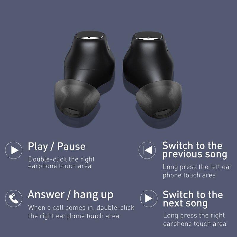 Tai nghe Bluetooth Baseus Encok True Wireless Earphones WM01 -Hàng Chính Hãng